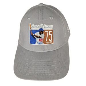 New Era Jackie Robinson 75 Years 42 Baseball Cap Gray "PLAY BALL MAYOR"